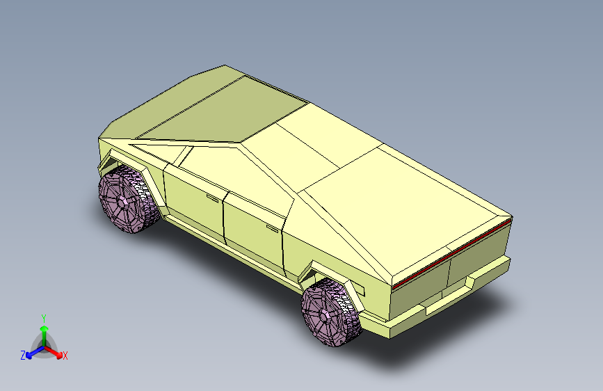 G061388-特斯拉 Cybertruck (1)=汽车轿车SUV