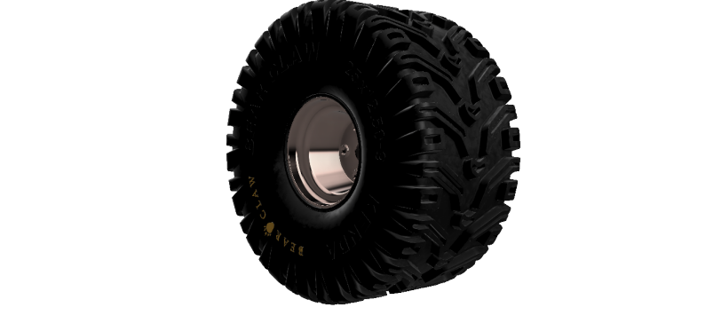 G062072-Kenda 25x12.50-9 轮胎在 Argo 轮毂上=汽车车轮轮毂轮胎