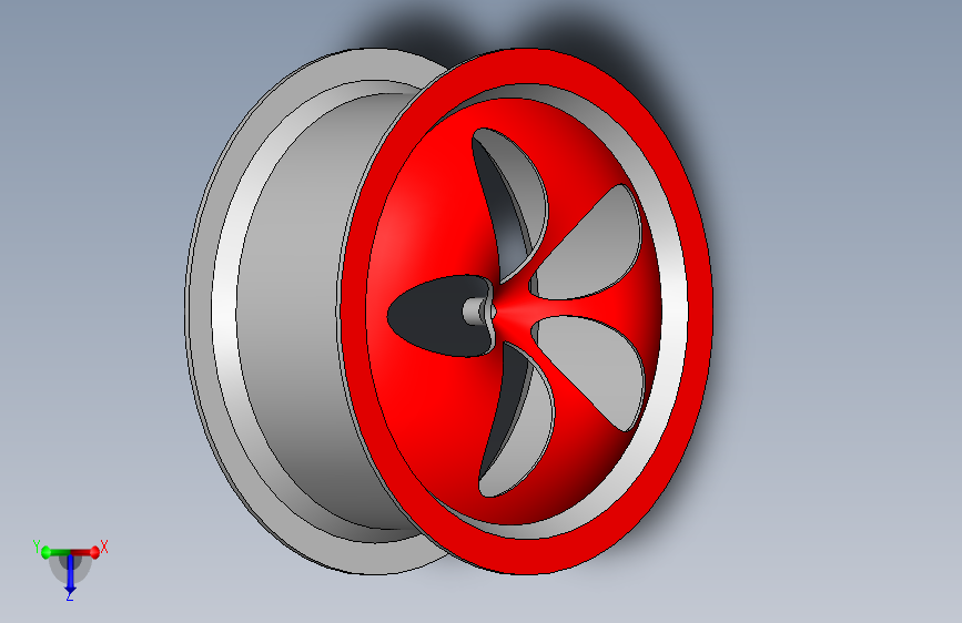 G062223-SOLIDWORKS -3D实心车轮设计=汽车车轮轮毂轮胎