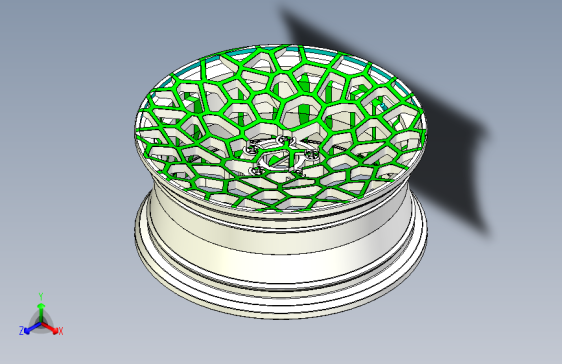 G062280-Voronoi v.3=汽车车轮轮毂轮胎