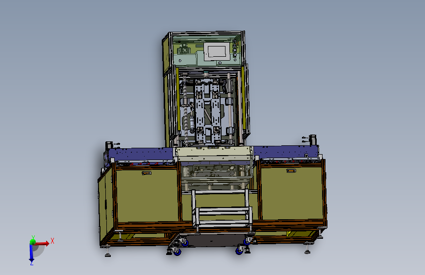 苹果部件高速自动上料机3D模型 SolidWorks设计 附step格式 成熟设备建模
