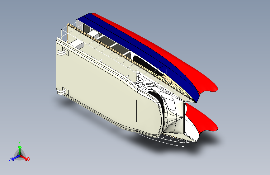 G046044-19米双体派对船=轮船船体