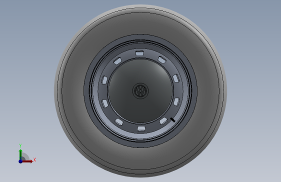 G062703-大众甲壳虫车轮=汽车车轮轮毂轮胎