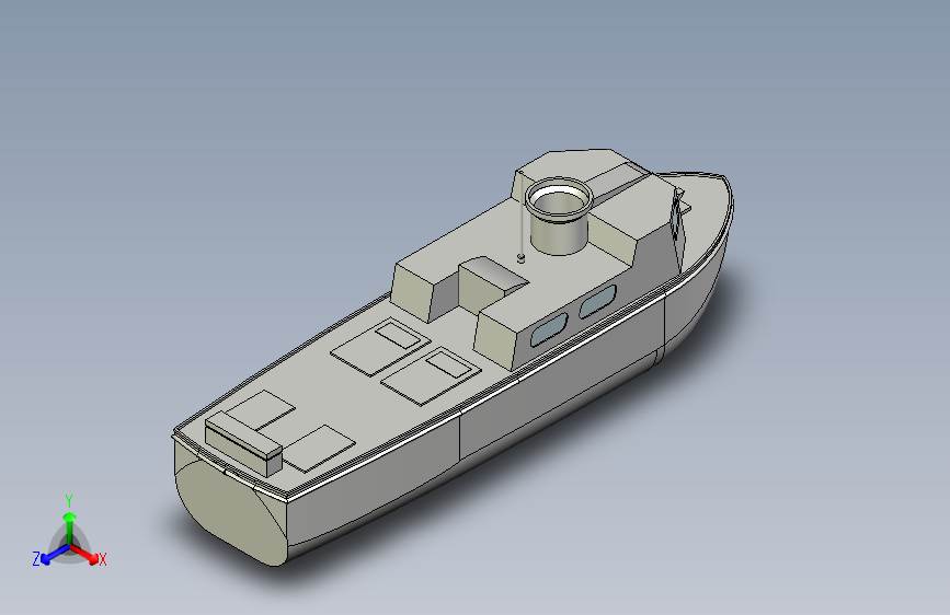G046087-50英尺海洋巡逻艇=轮船船体