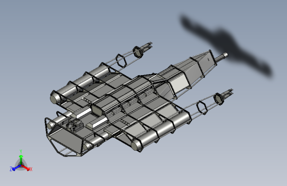 G046085-50米太空游艇=轮船船体