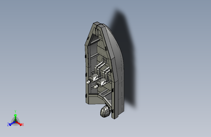 G046286-HDPE船=轮船船体