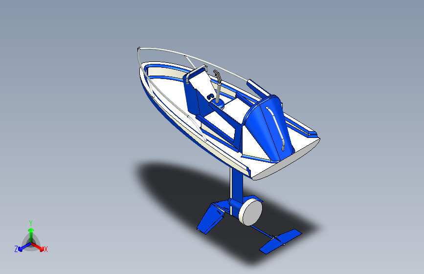 G046297-hydrofoil+personal+boat+(eww)=轮船船体