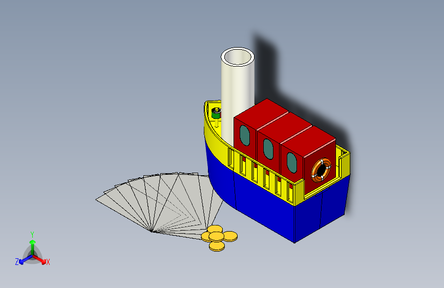 G046308-IQ+储钱罐=轮船船体