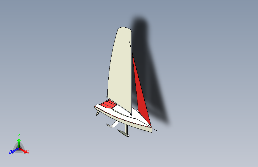 G046418-RC帆船班40-比例1_18=轮船船体