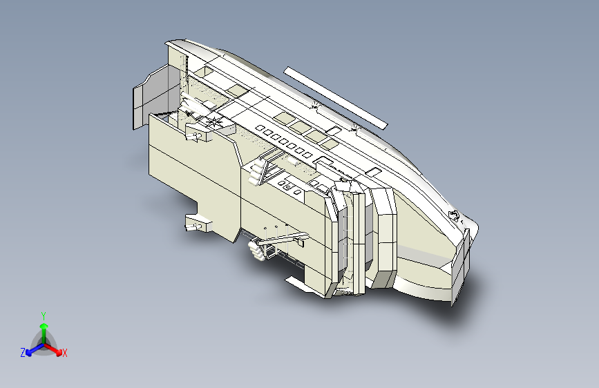 G046428-Ropax+Ferry=轮船船体