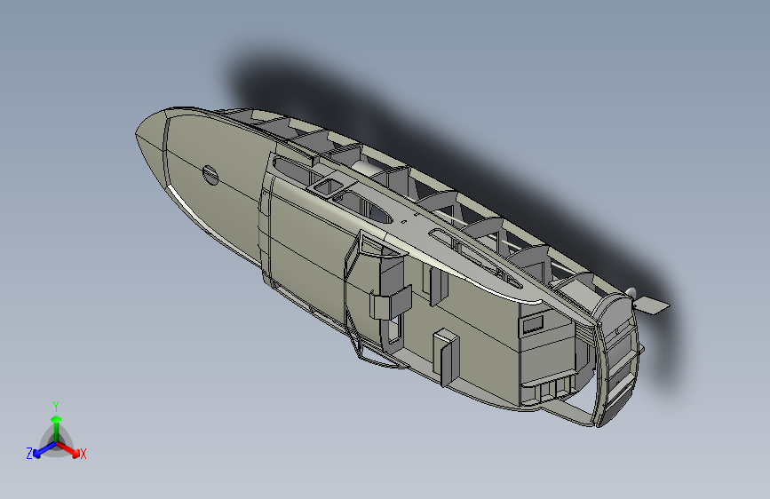 G046467-Sterling+Catalina+Model+Boat=轮船船体