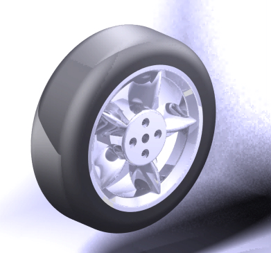 G063348-轮-5叶片-宽=汽车车轮轮毂轮胎