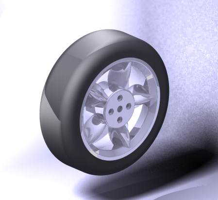 G063348-轮-5叶片-宽=汽车车轮轮毂轮胎