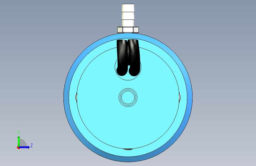 G046487-Turnigy+Aquastar+3974-2200KV水冷却无刷电动机=轮船船体 左侧视图