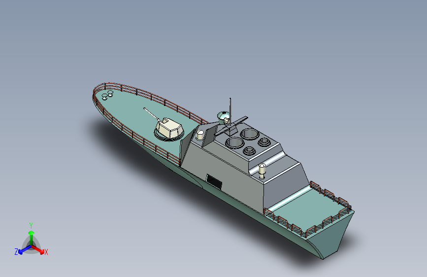 G046500-USS+卢瓦尔河：美国海军舰艇=轮船船体