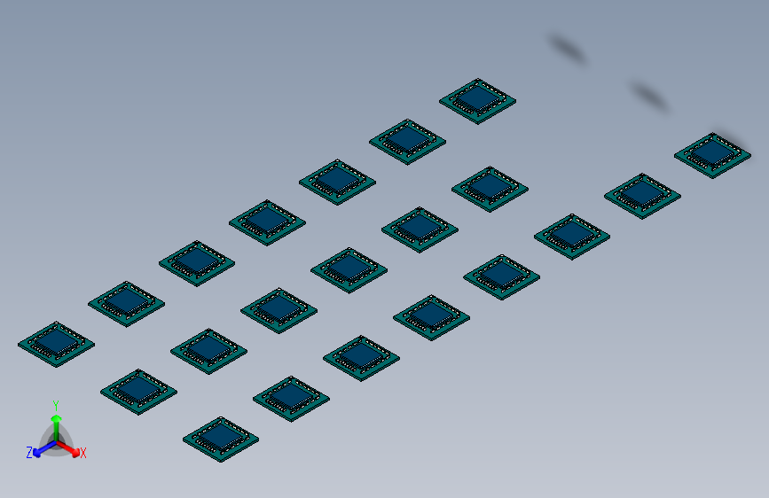 G046566-半导体载体+19+x+19+毫米+reva+(+3+x+8+矩阵+)=轮船船体