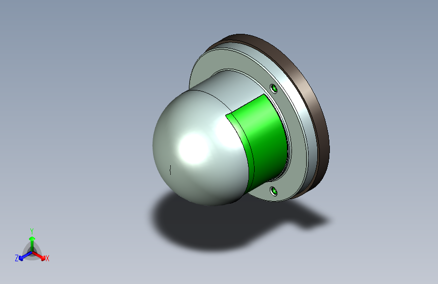 G046614-不锈钢12V+LED船用游艇船头导航灯=轮船船体