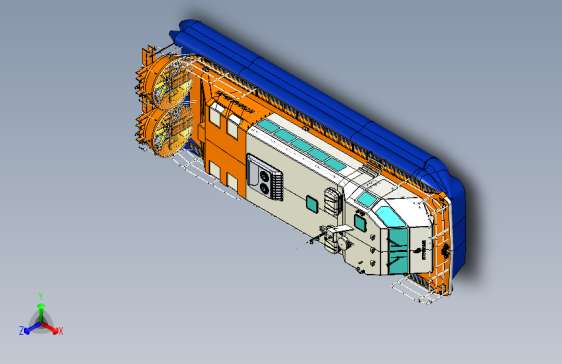 G046632-乘客两栖气垫船+_HYDROAIR+25_=轮船船体