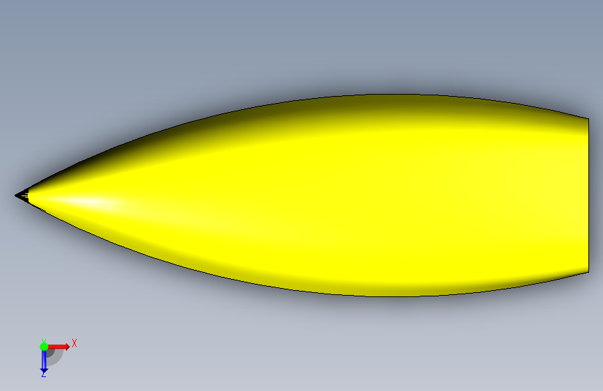 G046803-船+(164)=轮船船体 俯视图
