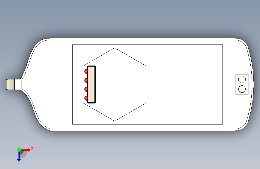 G046805-船+(166)=轮船船体 俯视图
