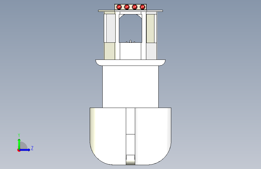 G046805-船+(166)=轮船船体 左侧视图