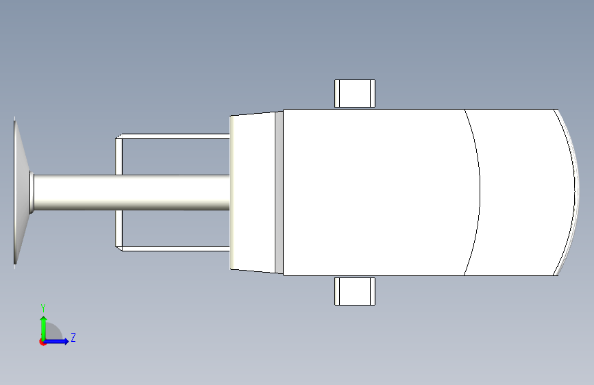 G046933-船舵+(3)=轮船船体 左侧视图