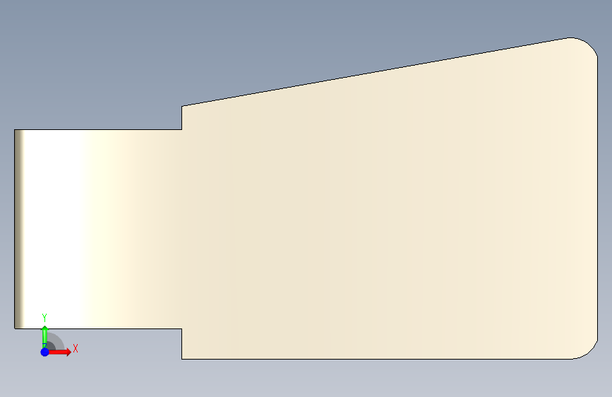 G046936-船舵=轮船船体 正面视图