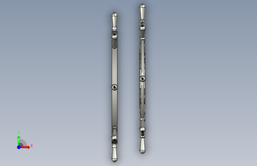 G046939-船舵盘=轮船船体 正面视图