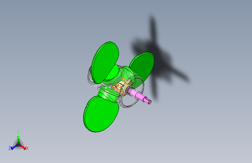 G047127-船用螺旋桨的吃水调整=轮船船体