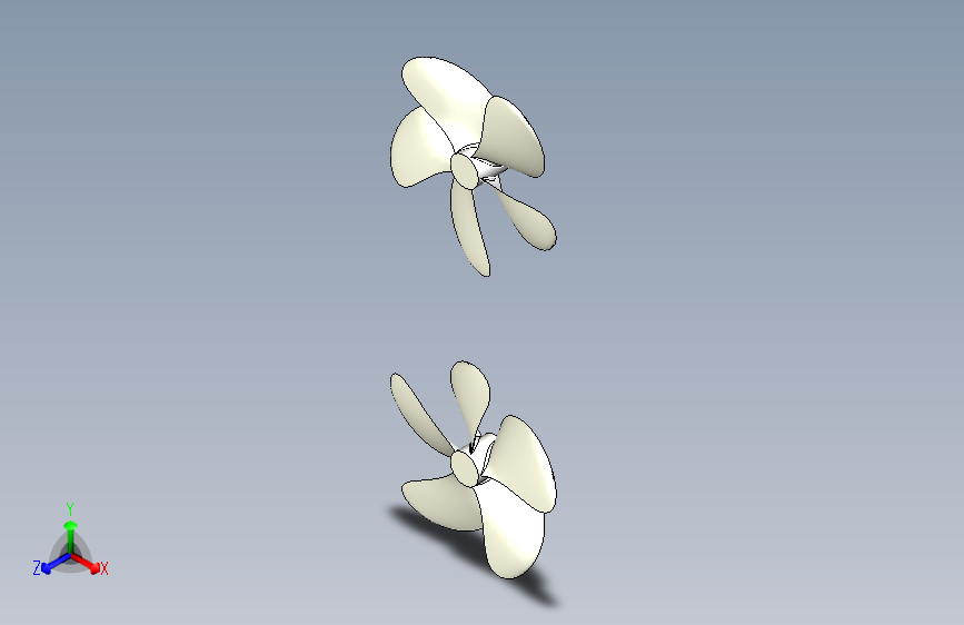 G047129-船用螺旋桨五叶片=轮船船体