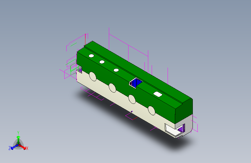 G047199-带装修和家具的宽+beam+阿尔卑斯河船舱=轮船船体
