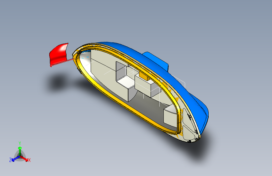G047200-戴尔·奎伊·费舍尔船=轮船船体
