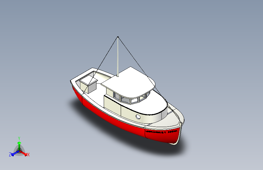 G047469-海岸巡洋舰=轮船船体