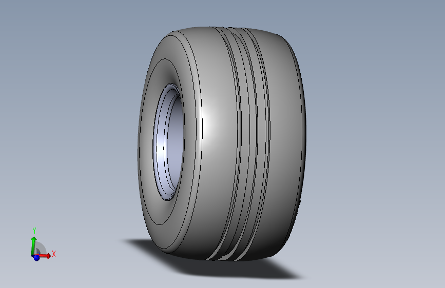 G064219-农业轮胎 - Solidworks=汽车车轮轮毂轮胎