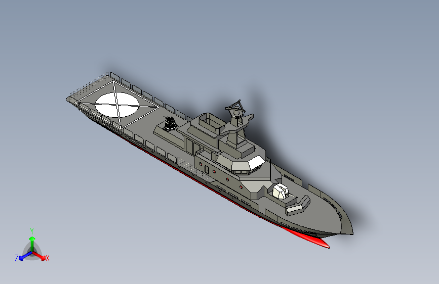 G047489-海军陆战队运输船=轮船船体