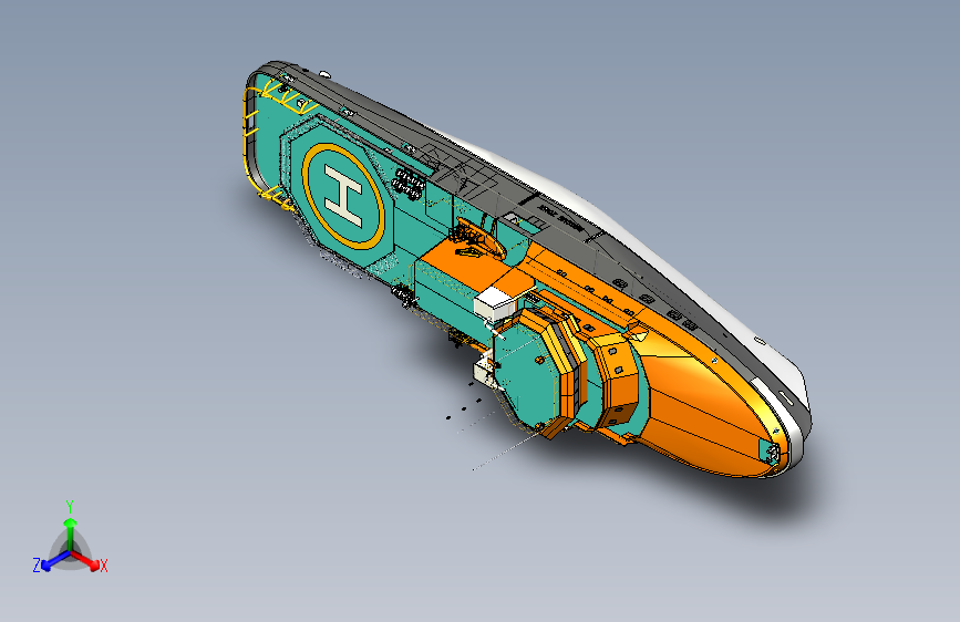 G047511-海洋救援船=轮船船体