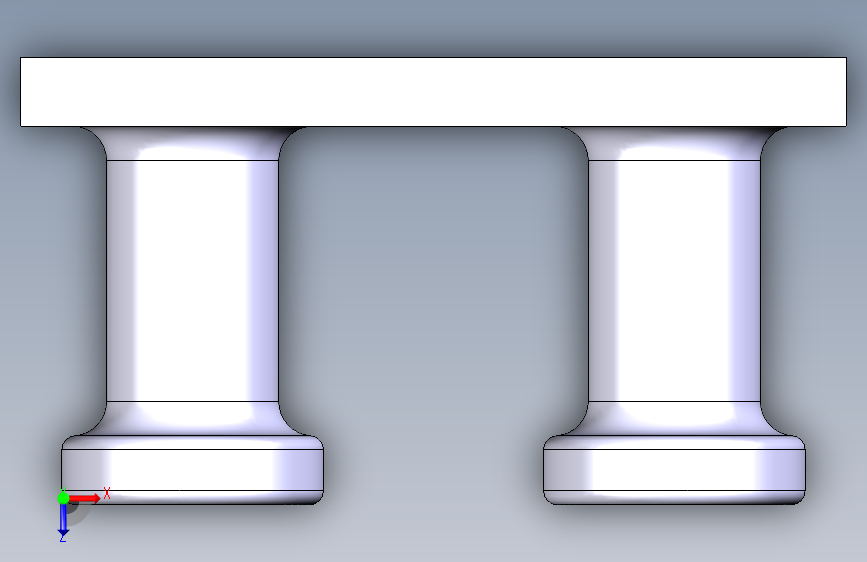 G047532-好望角散货船模型=轮船船体 俯视图