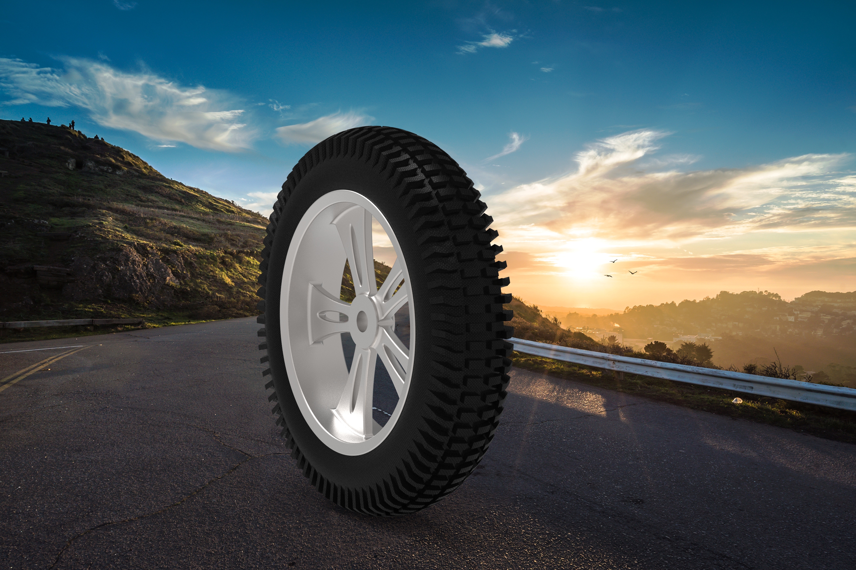 G064314-汽车和四轮驱动车辆轮胎=汽车车轮轮毂轮胎