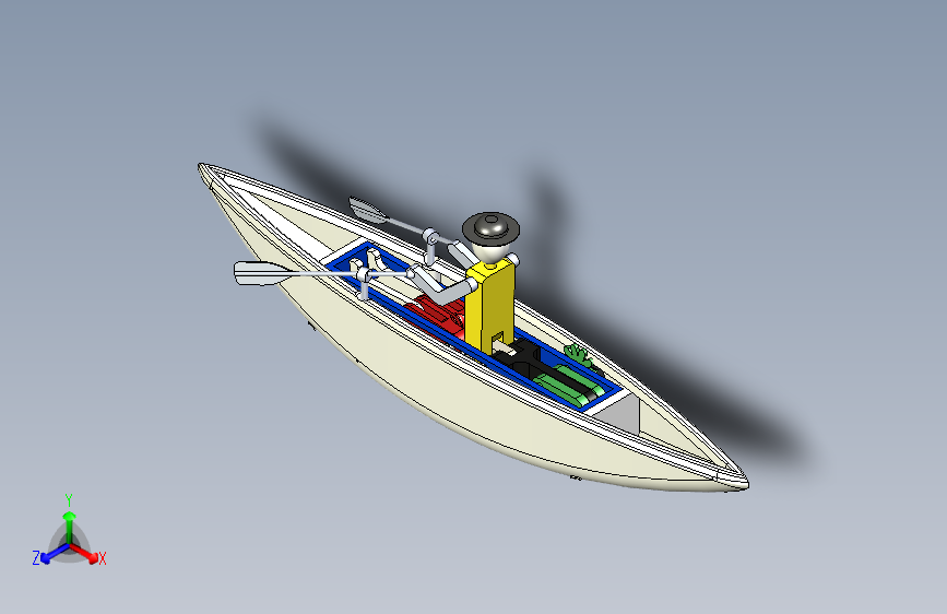 G047562-划船船=轮船船体