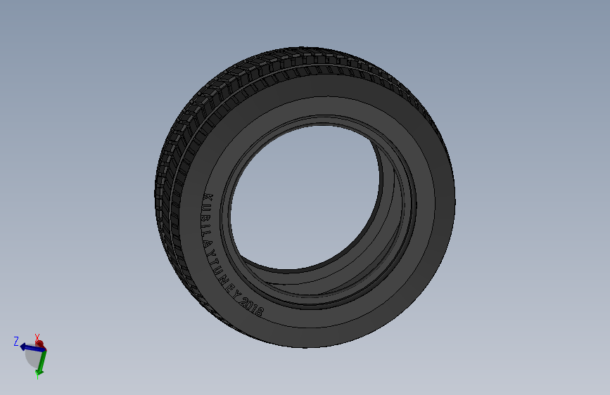 G064466-汽车轮胎绘图 - 车轮胎绘图 Solidworks16=汽车车轮轮毂轮胎