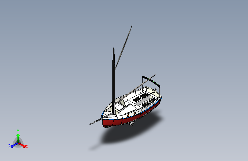 G047781-口袋船=轮船船体
