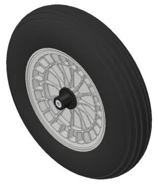 G064613-手推车轮 直径 400x100=汽车车轮轮毂轮胎