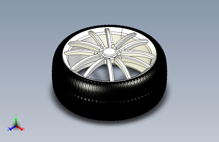 G064922-在Catia V5中制作轮子=汽车车轮轮毂轮胎