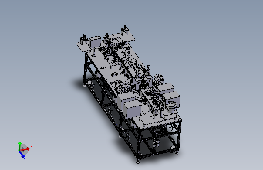 线材加工设备3D图纸 STEP格式