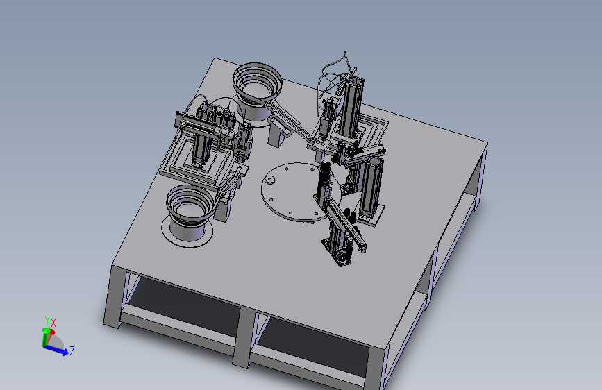 筒管绕线机3D模型图纸 STEP格式