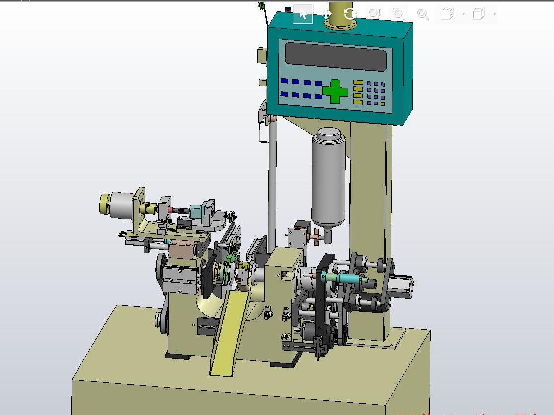 日本绕线机3D模型图纸 Solidworks设计 附STEP格式