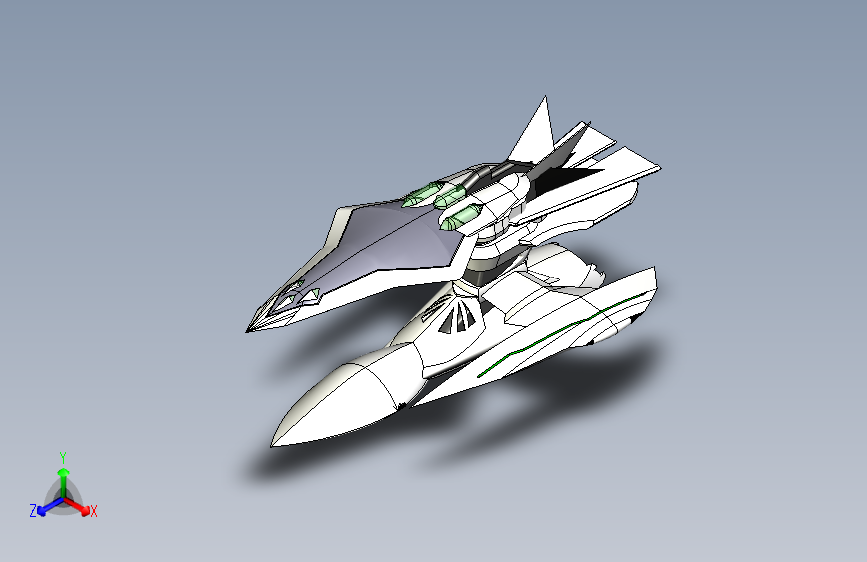 G048085-涅槃飞船（Vandread）=轮船船体