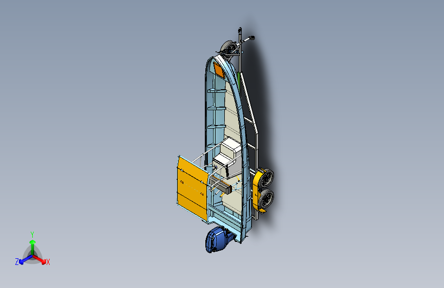 G048100-潘加船（26英尺）=轮船船体