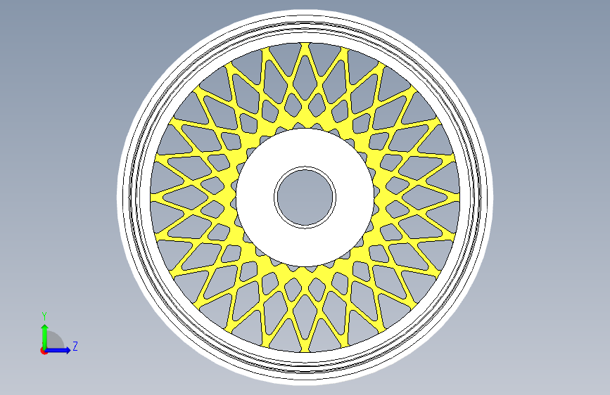 G065287-BBS 轮毂 (3)=汽车车轮轮毂轮胎 左侧视图