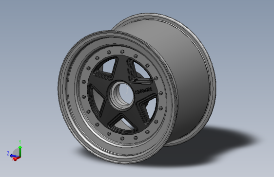 G065325-Compomotive 13 x 8 分体轮毂轮=汽车车轮轮毂轮胎
